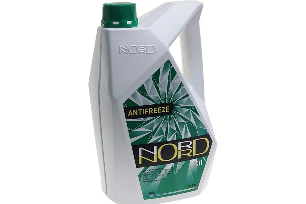 Антифриз NORD High Quality Antifreeze готовый -40C зеленый 3 кг NG 22267