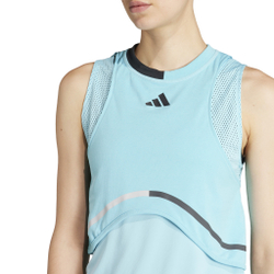 Женский топ теннисный Adidas Match Tank Pro - lucid cyan