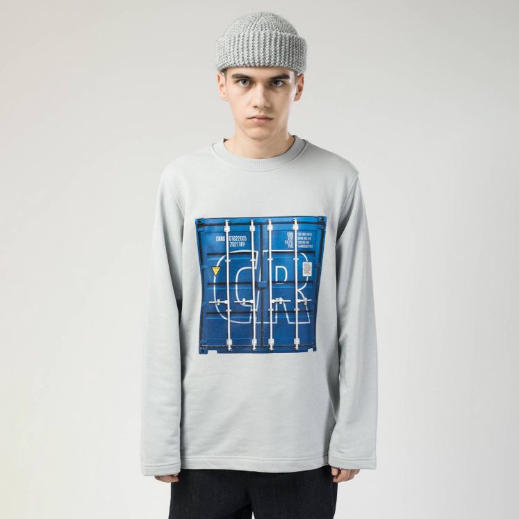 Свитшот CODERED Sleeve Summer, пепел