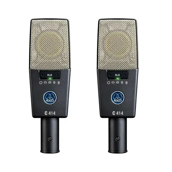 AKG C414 XLS ST Matched Pair Black