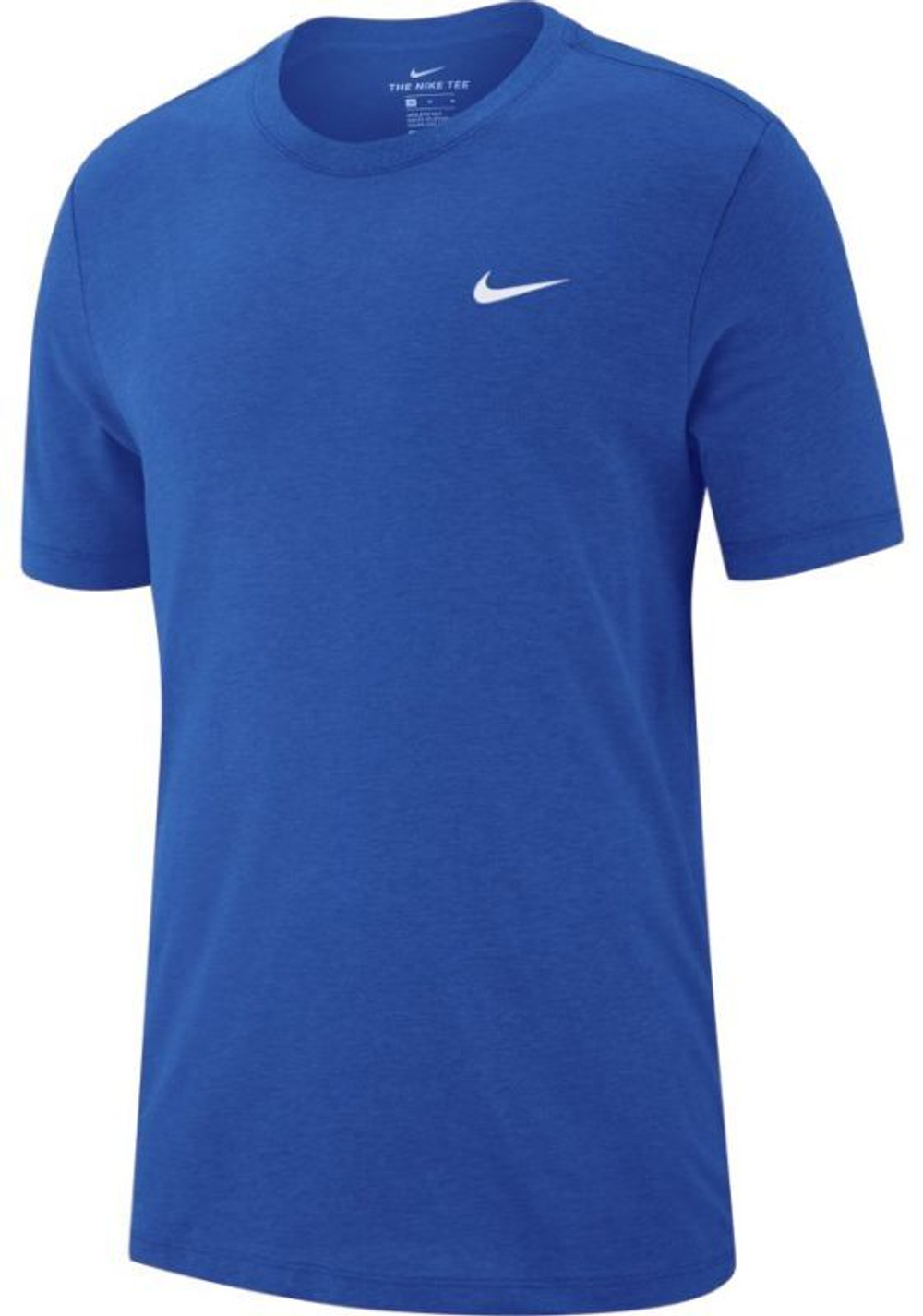 Футболка мужская теннисная Nike Solid Dri-Fit Crew - game royal/white