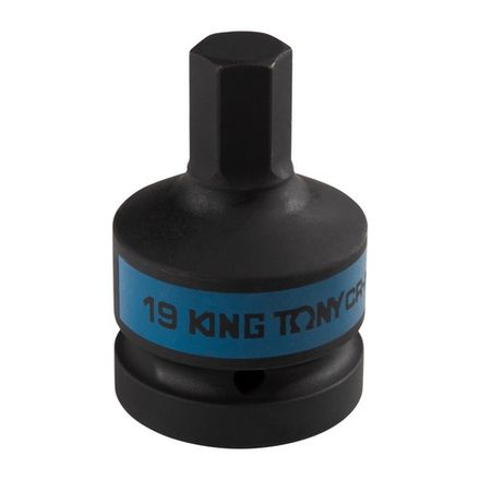 Цена на KING TONY (801519M) Насадка (бита) ударная торцевая 1", HEX, 19 мм, L = 80 мм