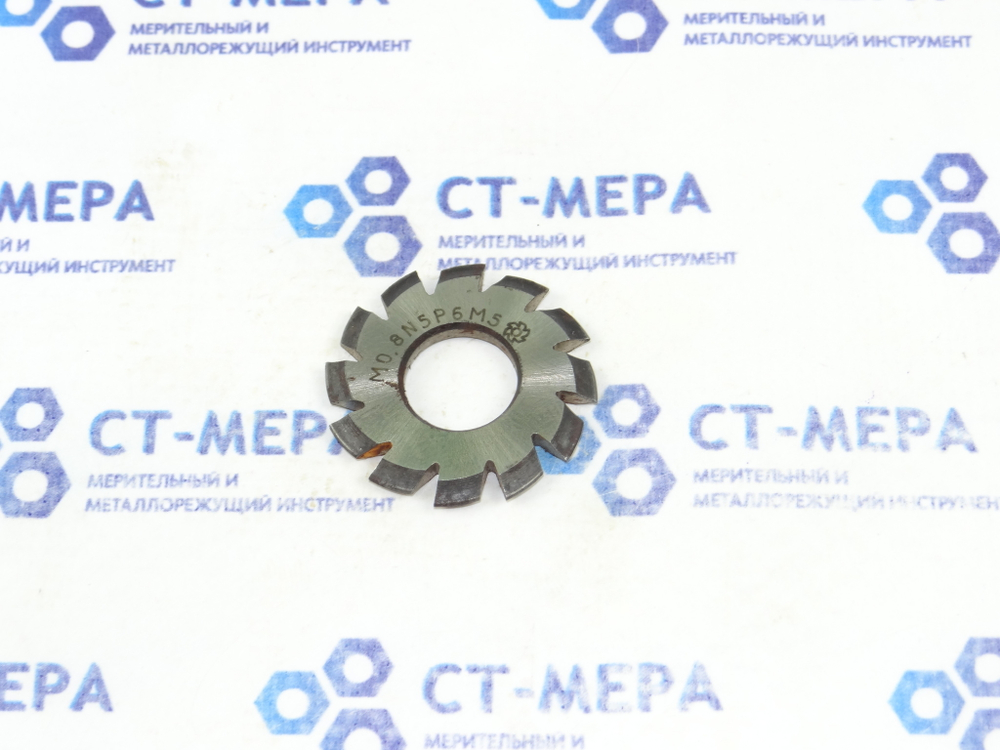 Фреза модульная М0.8 №5 Р6М5 z=12 dпос=13 D=32