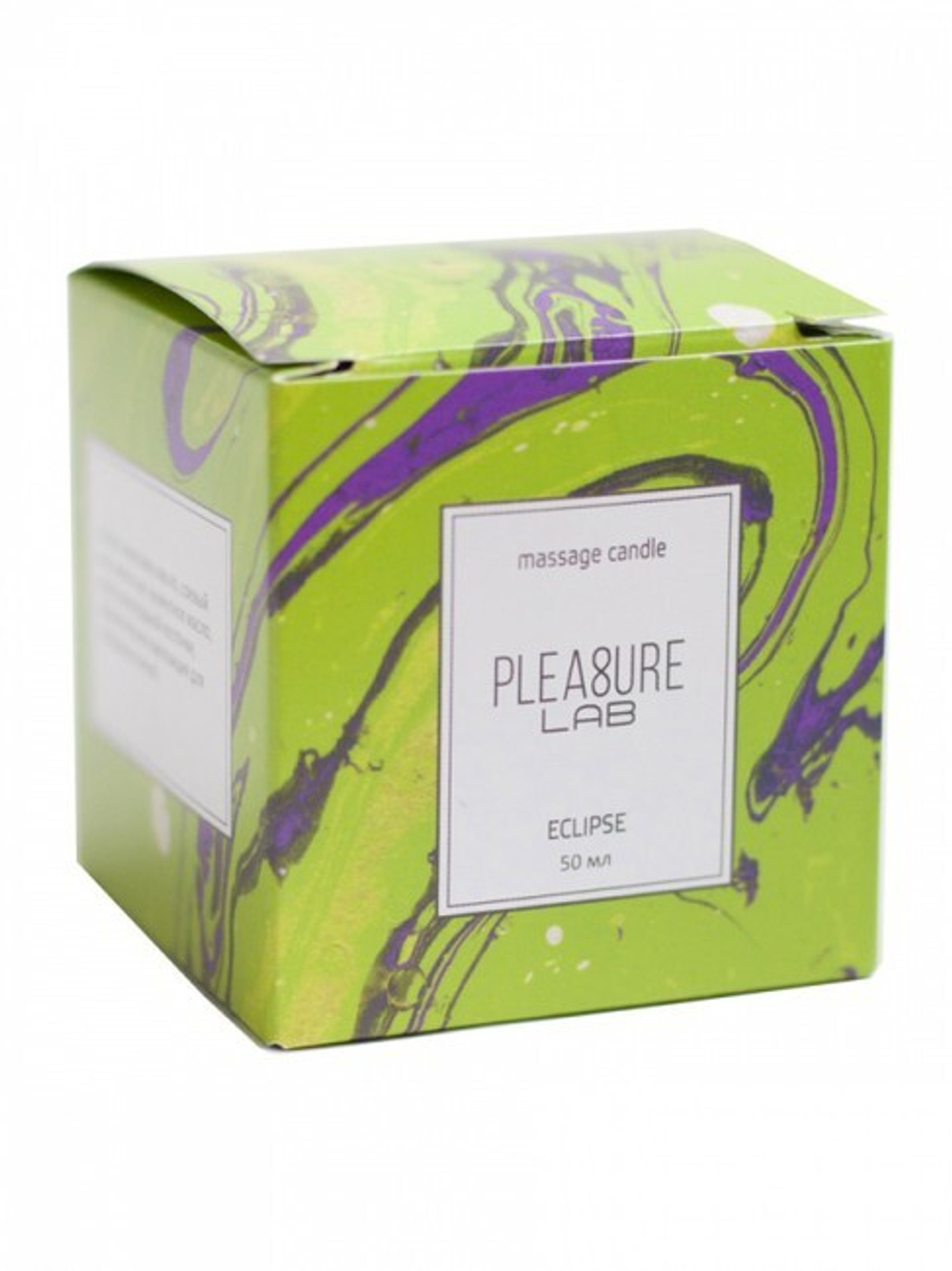 Массажная свеча Pleasure Lab Eclipse (аромат цитрусовых и хвои) (Цвет: белый)