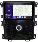 Магнитола для Ford Edge 2010-2015 - Kuberg SF-9065-B (рамка 9") QLed+2K, Android 12, Быстрая, CarPlay, 4G SIM-слот