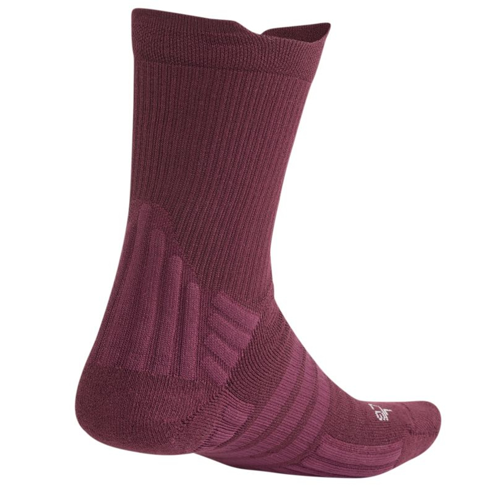 Теннисные носки Adidas Cushioned Crew 1P — maroon/wonder white