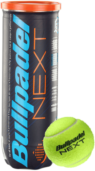 Мячи для падела Bullpadel Next (3 мяча в банке)