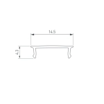 Экран SL-W15-10000 OPAL (Arlight, Пластик)