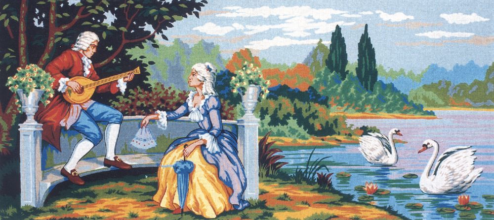 Рисунок для вышивания Soulos (канва жесткая), Песни любви, 60х125 см Рисунок для вышивания Soulos (канва жесткая), Песни любви, 60х125 см