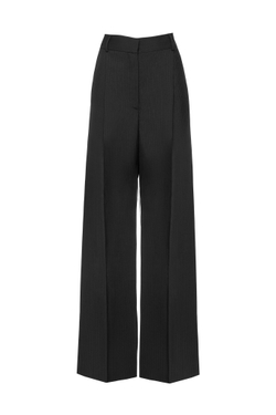 “Striped wool trousers” Брюки широкие со складками. (2)