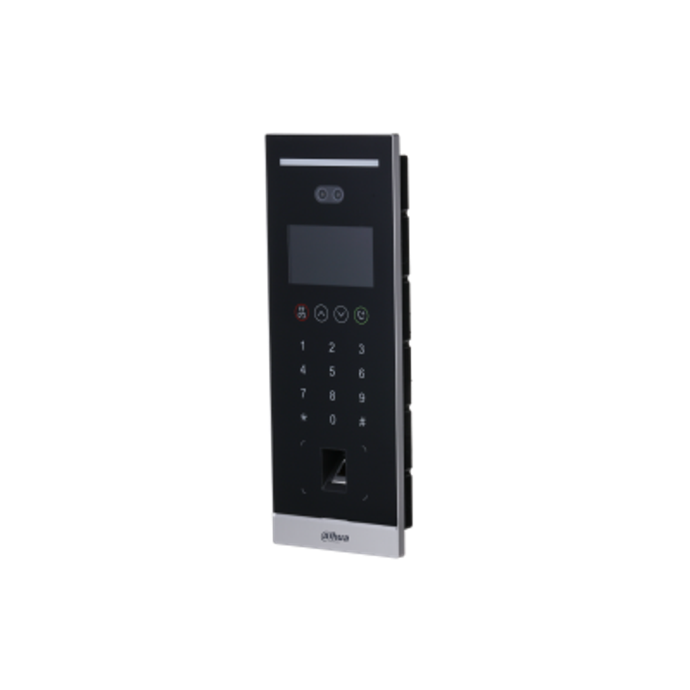 Вызывная панель c распознаванием лиц, отпечатков пальцев и сенсорной клавиатурой Dahua DHI-VTO6541H-S2