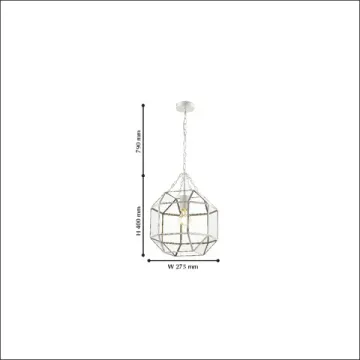 Подвесной светильник 1*E27 1948-1P золото Quadratum Favourite
