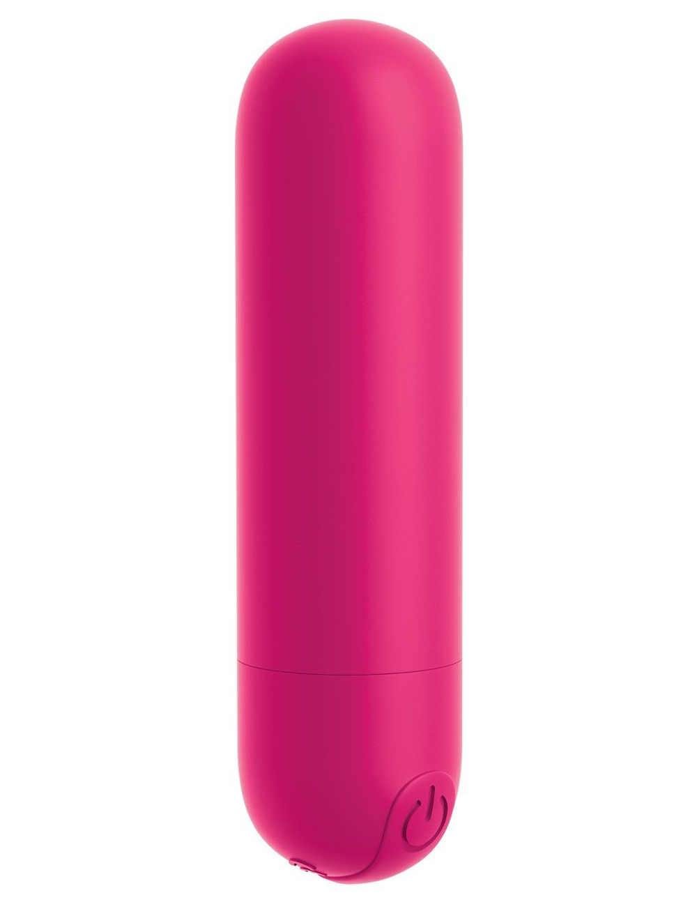 Ярко-розовая перезаряжаемая вибропуля #Play Rechargeable Bullet (Цвет: ярко-розовый)