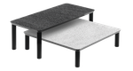 Стол Spotty ZANOTTA массив/black, white 800х400х250h