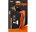 НОЖ СТРОИТЕЛЬНЫЙ AMIGO SK5 С ПОКРЫТИЕМ TIN 77201