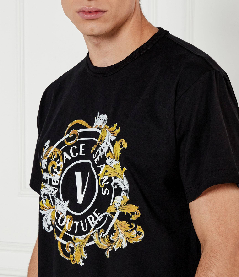 Футболка Versace Jeans Couture - черный(78GAHC01CJ01C)