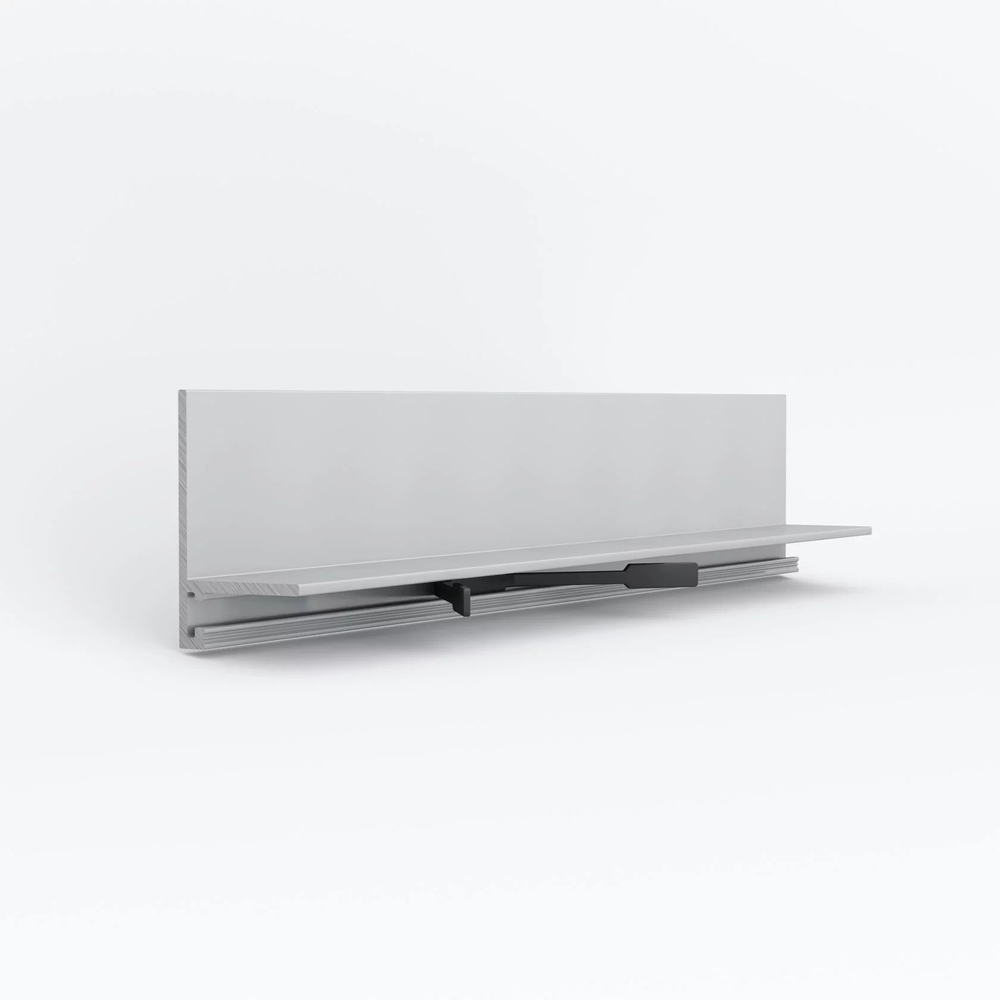 Микроплинтус L-образный без покрытия алюминиевый Laconistiq Micro-L MAX 36x16x2450 мм