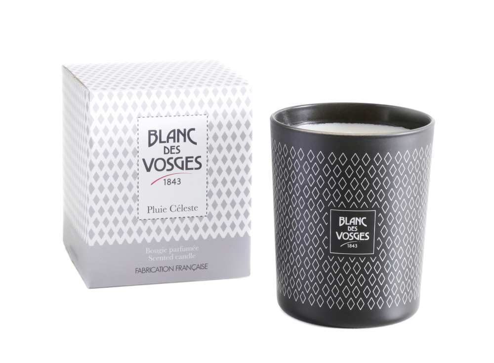 Свеча ароматическая Plui Celeste Blanc des Vosges Черный