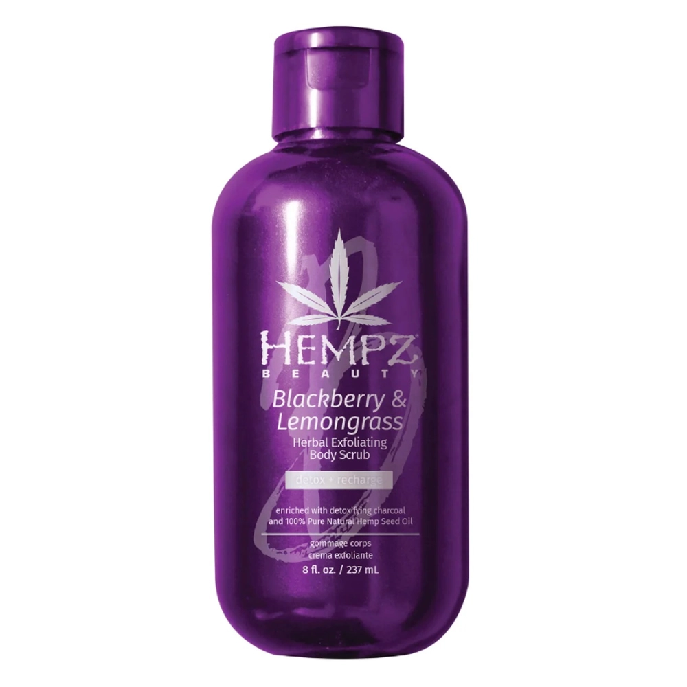 Hempz Скраб для тела Ежевика и Лемонграсс- Beauty Blackberry & Lemongrass Herbal Exfoliating Body Scrub,237 г