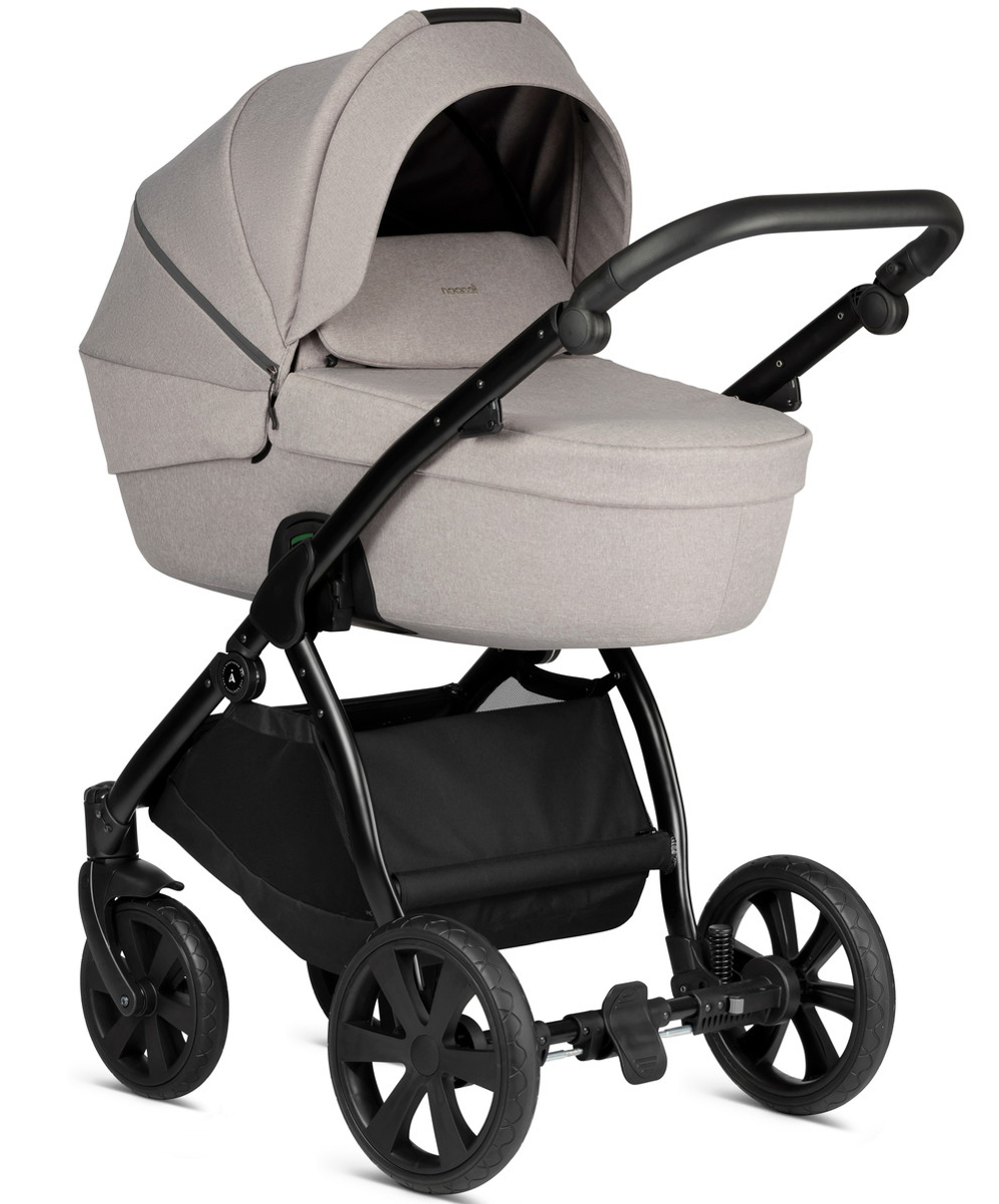 Детская коляска Noordi Luno All Trails 3 в 1 с автокреслом Terra Black 1012611 Moon Rock