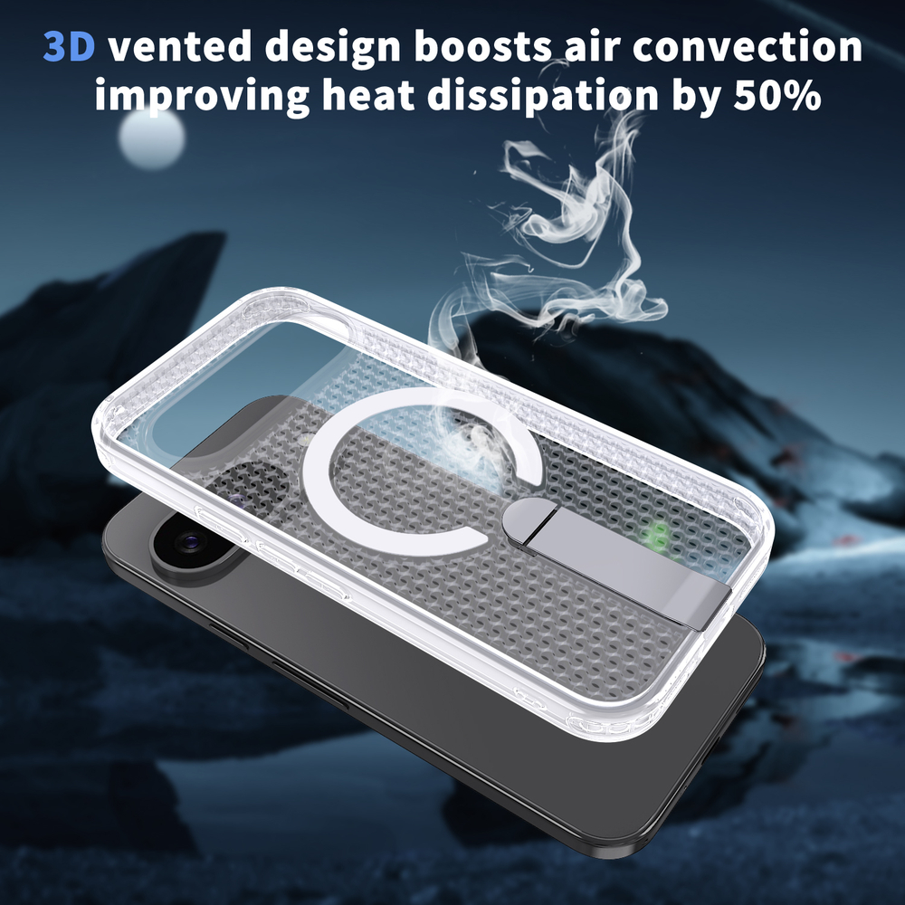 Прозрачный чехол Mesh Pro Magnetic Case для Google Pixel 10/Pixel 10 Pro
