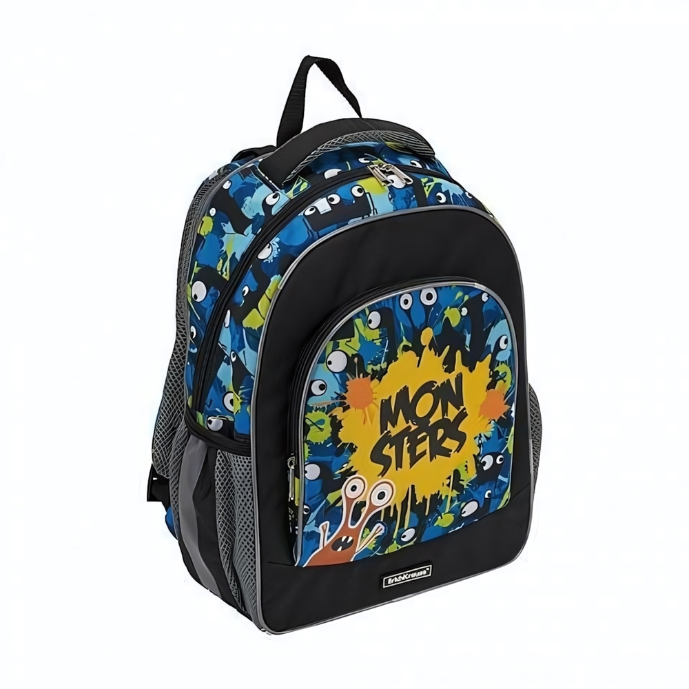 Рюкзак 28x39x14см ErgoLine 15L Monsters (ErichKrause)