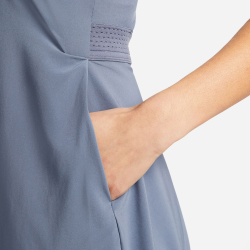 Женская теннисное платье Nike Dri-Fit Advantage Dress Women - Blue Grey