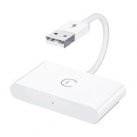 Беспроводной Gurdini Wireless Carplay Adapter (для iPhone) USB-A + OTG адаптер белый