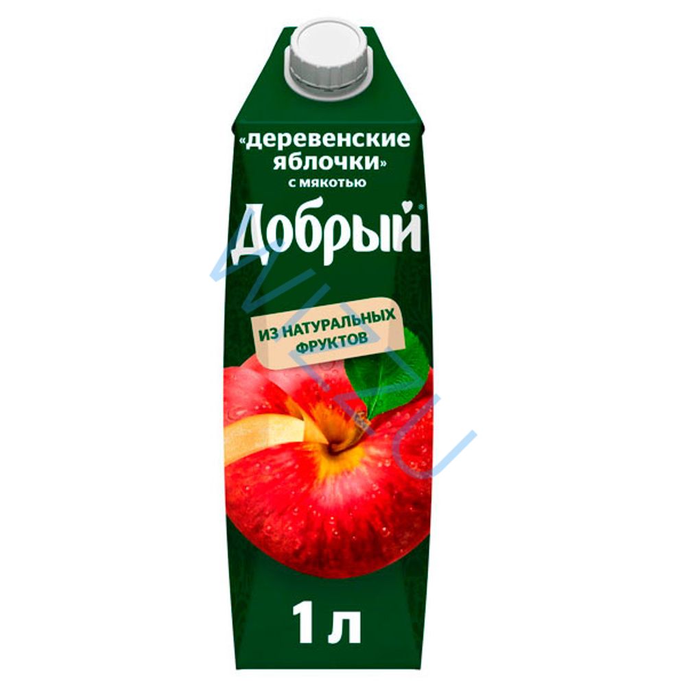 Нектар Добрый деревенское яблоко 1000мл