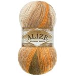 Пряжа Alize (Ализе) Angora Gold Batik / уп.5 мот. по 100 г, 550м, 5850 секционный