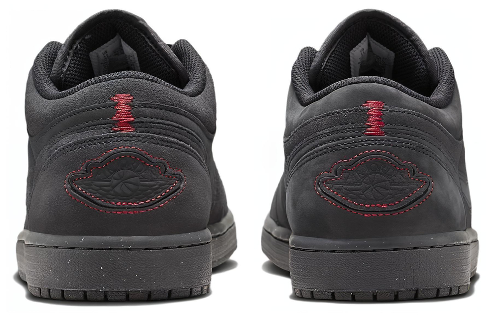 Jordan 1 Low Se Craft Dark Smoke Grey Varsity Red