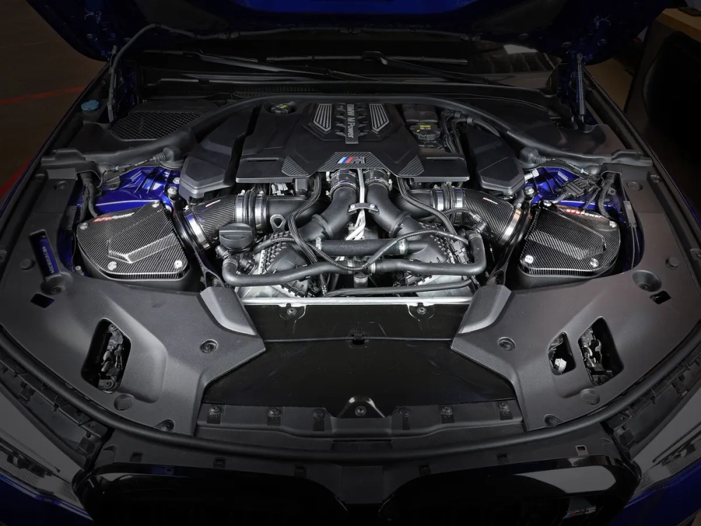 Система холодного впуска aFe Power BMW M5 F90 Black Series Carbon Fiber Cold Air Intake System - Pro 5R Filters