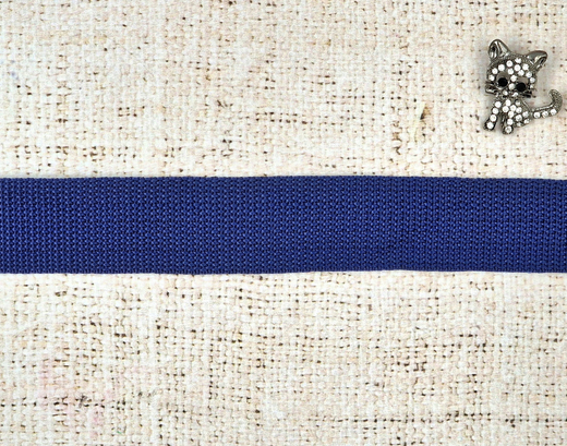 Лента ременная стропа, 14 гр/м, ш. 2,5 см, синий