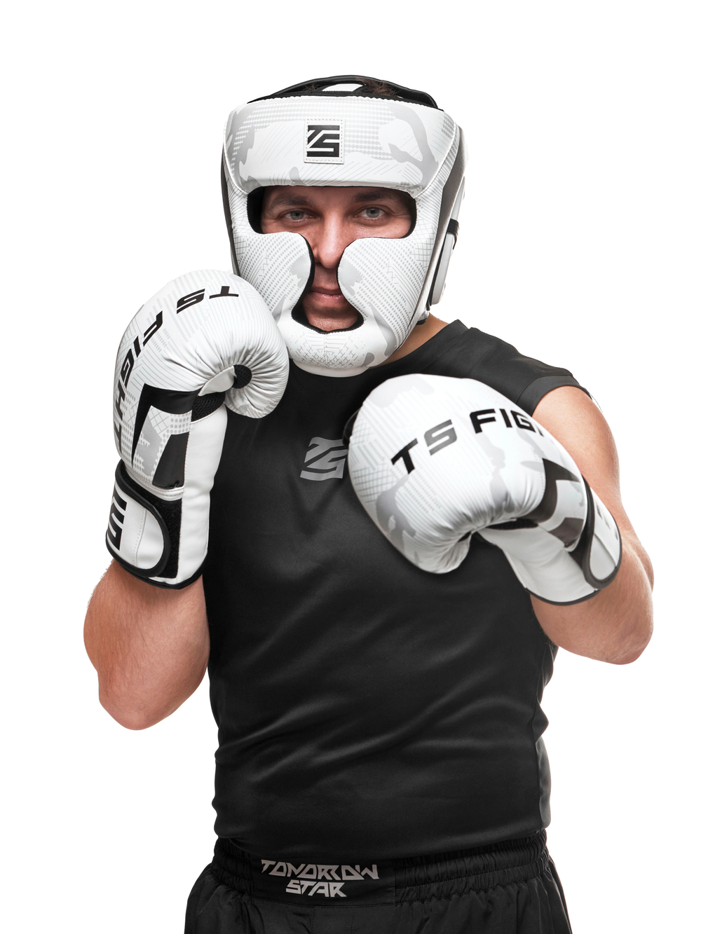 Перчатки для бокса Tomorrow Star Fury White Black