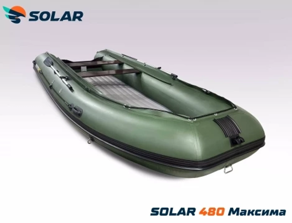 Лодка надувная моторная solar-480 к