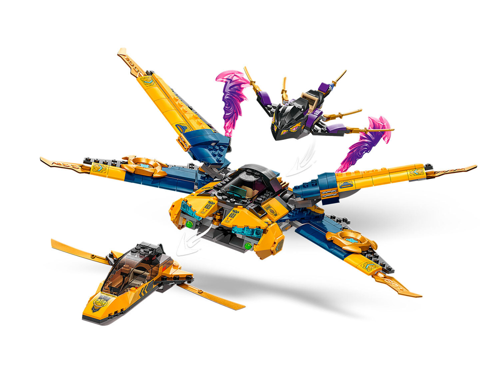 Конструктор Лего Ниндзяго Суперштормовой самолёт Раса и Арина | LEGO Ninjago 71833 - 510 деталей (8+)