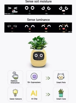 Умный цветочный горшок PLANTSIO Ivy с системой автополива