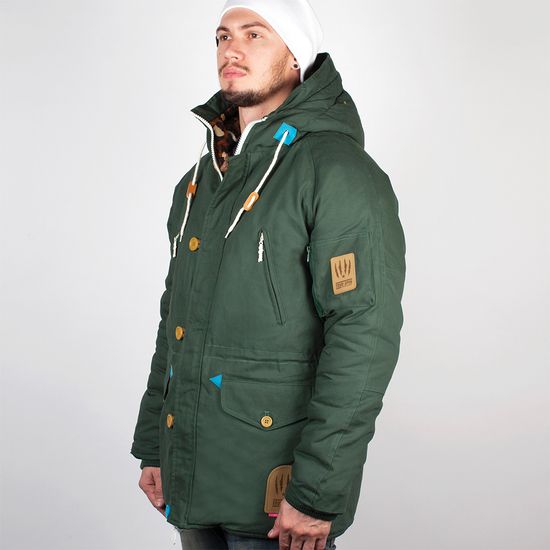 Куртка TRUESPIN Alaska FW14 Hunter Green/Leopard