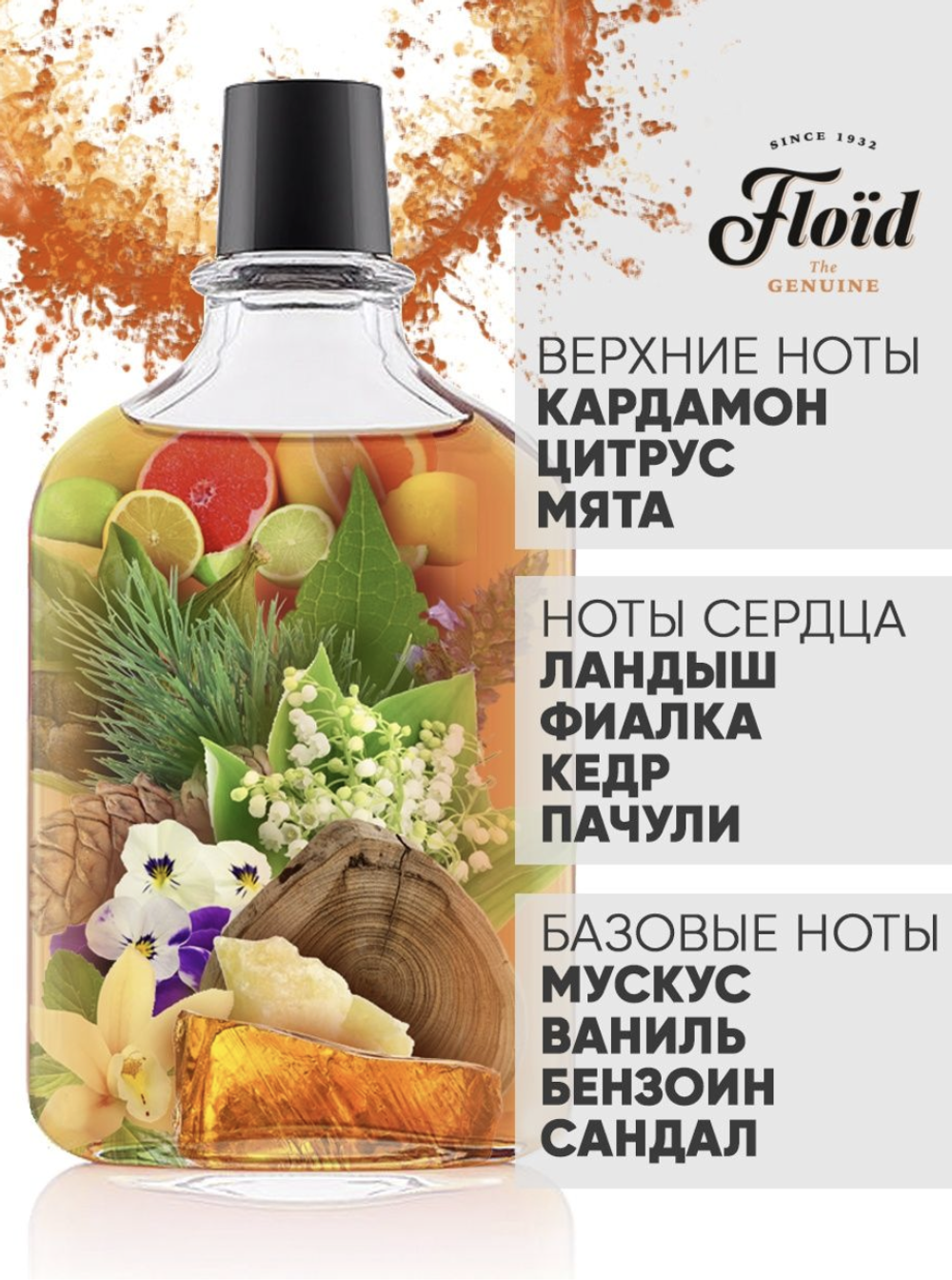 Floid AfterShave Genuine NEW (обновлённый) - Лосьон после бритья 150 мл