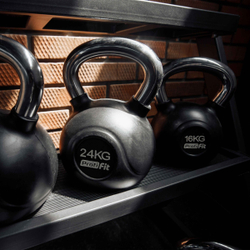 Гиря обрезиненная с хромированной ручкой PROFI-FIT 24 кг