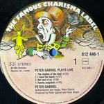 Peter Gabriel ‎– Plays Live 2LP (Голландия 1983г.)