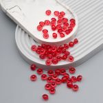 Пуговицы на ножке 16L=10 мм, (Red (красный)) AK06, 72 шт