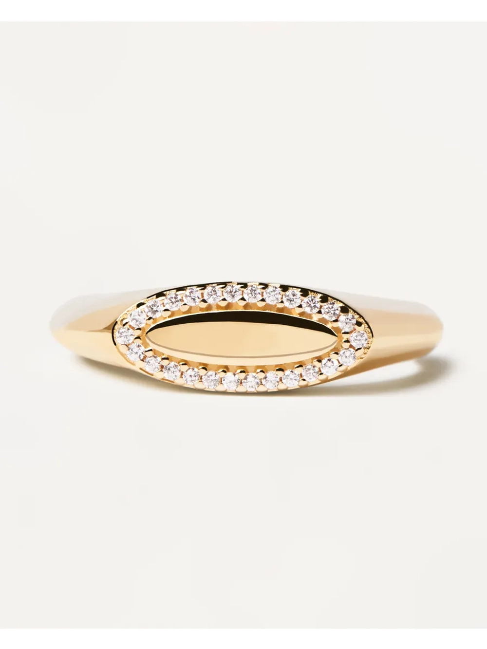 Кольцо Lace серебро 925 пробы покрытое золотом