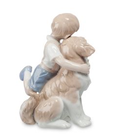 JP-29/ 1 Фигурка «Мальчик с собакой» (Pavone)