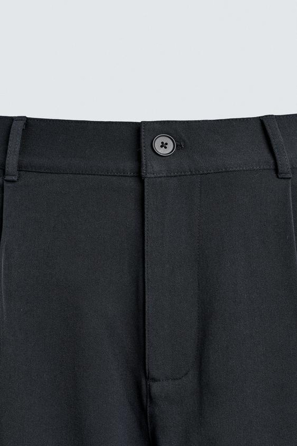 ZARA БРЮКИ STRAIGHT FIT КОМФОРТ, МОРСКОЙ СИНИЙ