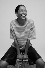 Футболка оверсайз с принтом — Тёмно-коричневый/Bahía Feliz - H&M