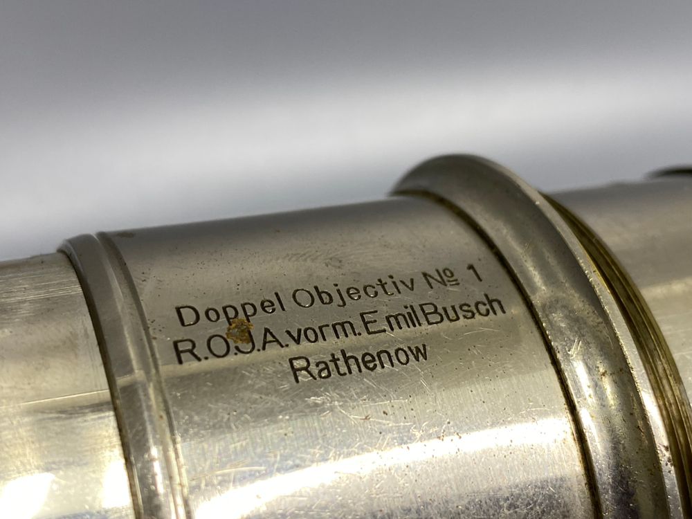 Emil Busch Doppel-Objektiv № 1 9.5cm R.O.J.A.