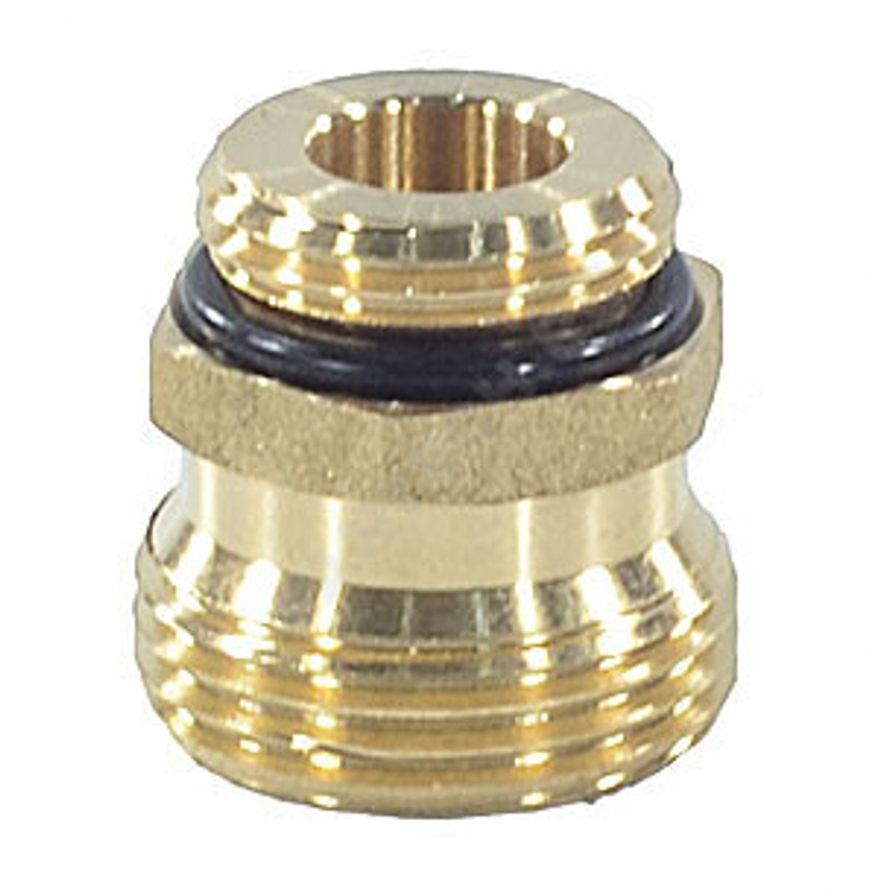 Штуцер переходной латунь 1/2"x3/4" под евроконус для клапана коллекторного Апогей 310011