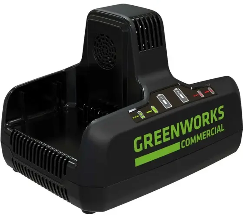 Зарядное устройство на 2 аккумулятора 82В Greenworks