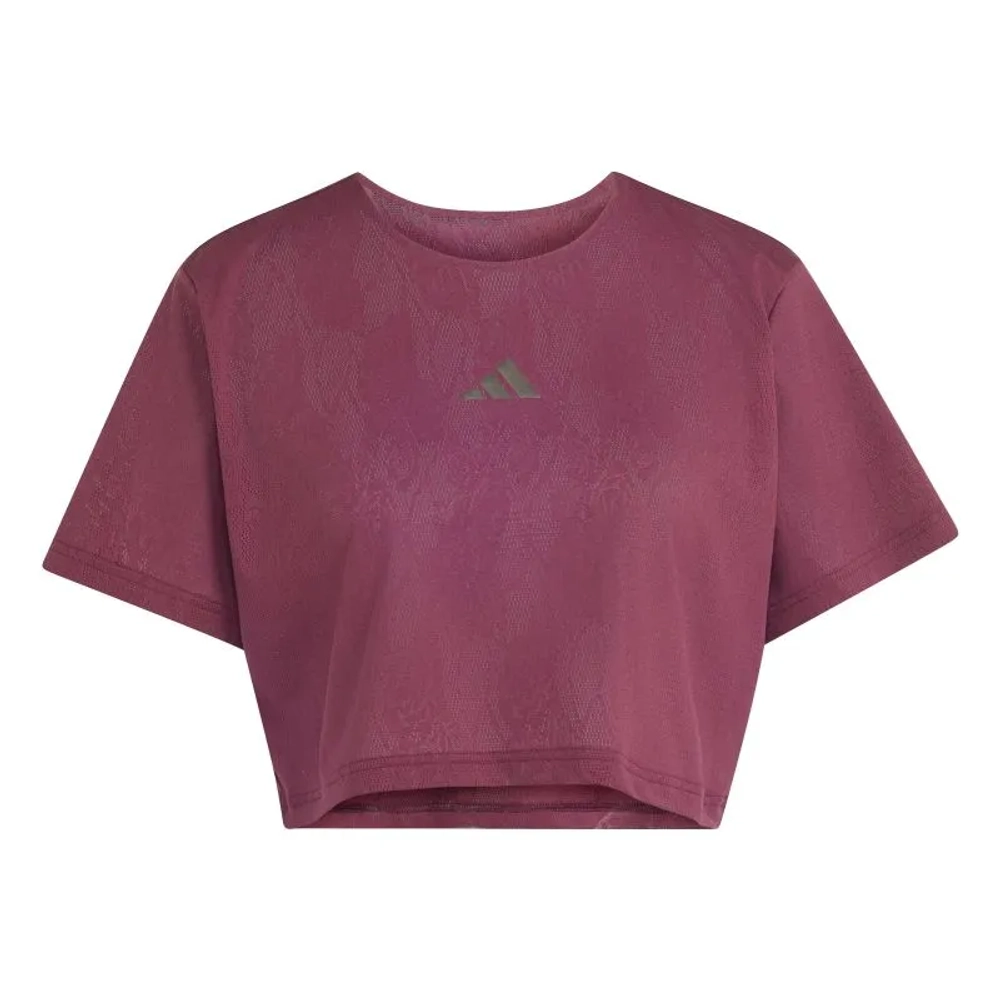 Женская теннисная футболка Adidas Pro - maroon